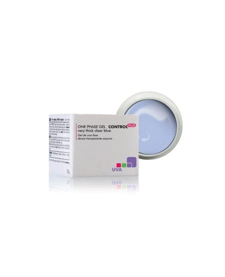 CONTROL PLUS™ Gel UV Monofase denso Trasparente Azzurro 15gr
