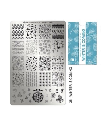 Piastra Stamping Moyra® 36 - Winter is Coming - 9,5cm x 14,5cm
