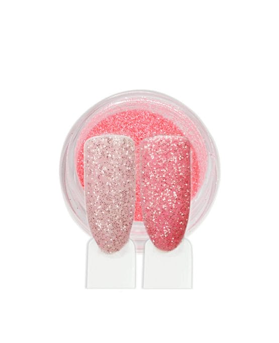 Polvere Glitter Sottile - Corallo Neon
