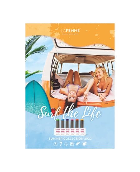 Poster NON STOP COLOR™ - Surf The Life - Summer 2023 - 50x70cm