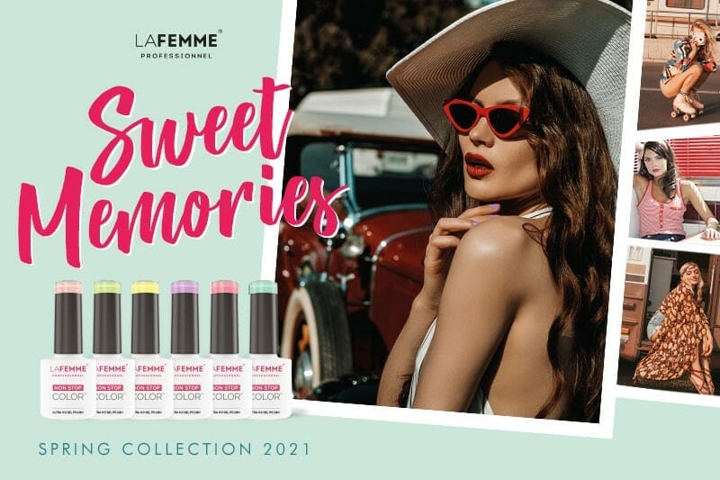 Unghie Primavera 2021 - Collezione La Femme Sweet Memories