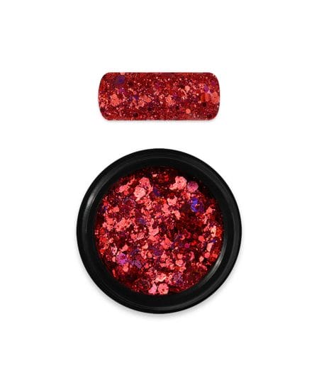 Holo Glitter Mix N.11 - Red