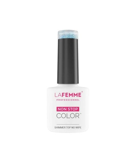 top coat senza dispersione smalto semipermanente non stop color la femme