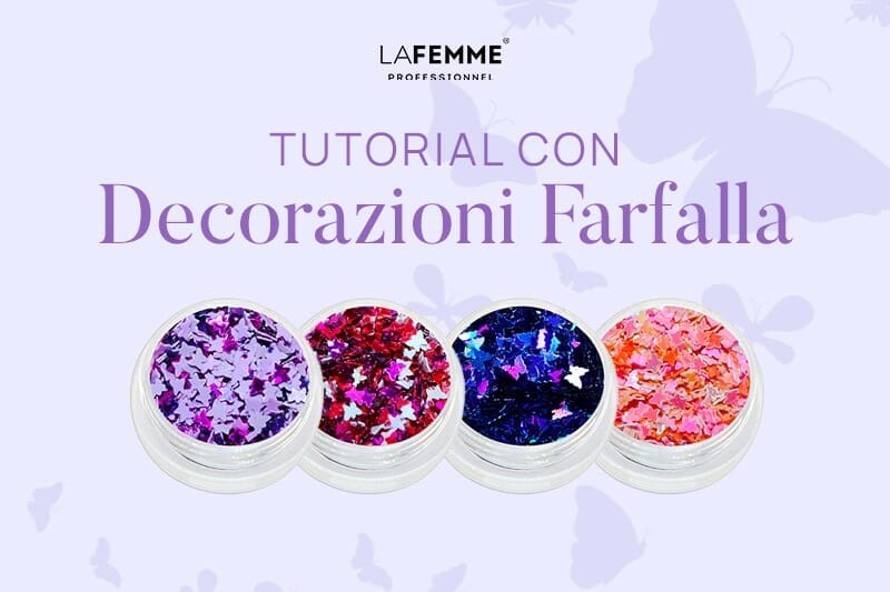 Unghie con Farfalle - Decorazioni Nail Art