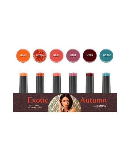 Kit "Exotic Autumn" Non Stop Color™ UV&LED - 6pz