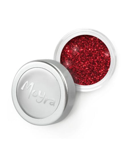 Glitter Moyra Rosso Natale Capodanno Nail Art Sparkle Candy Cane