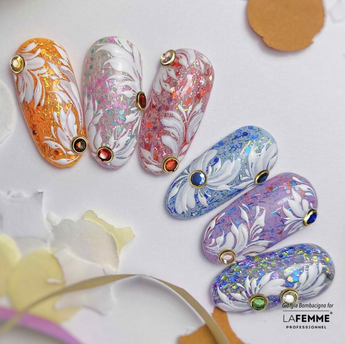 Nail Art Carnevale Glitter Parade 2022