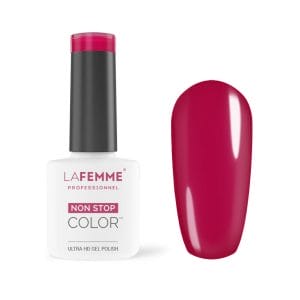 Gel color unghie rosso melograno - H309 La Femme Nails