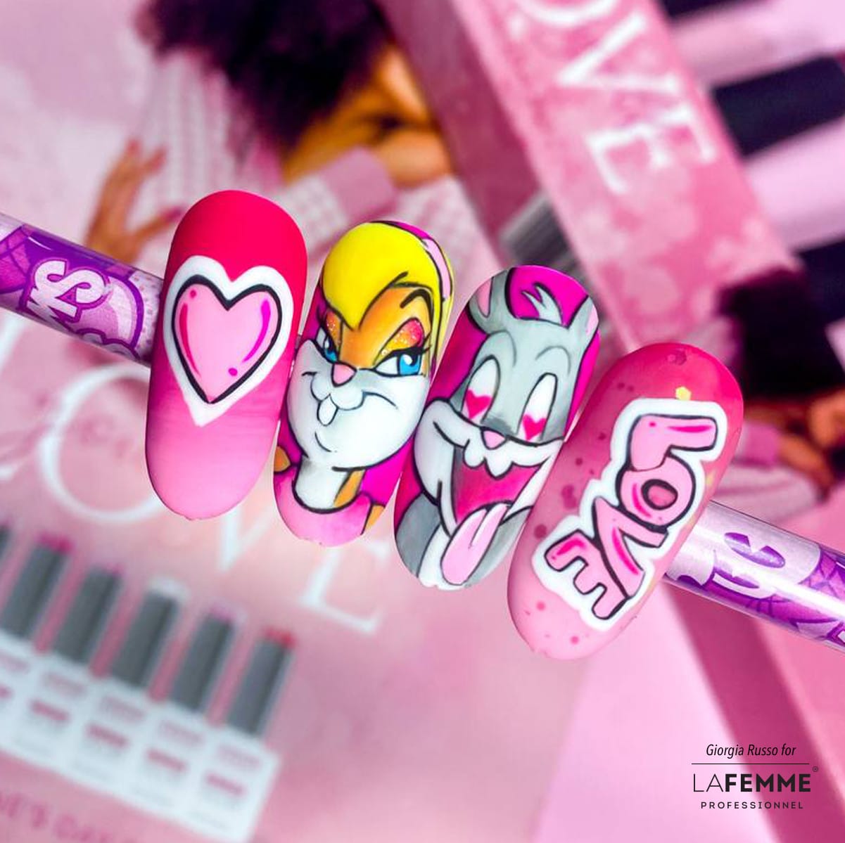 toon nails love yourself
