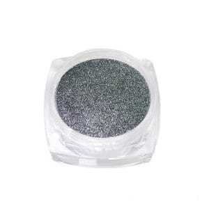 Polvere Specchio Olografica Galaxy Glitter Dark Silver per nailart