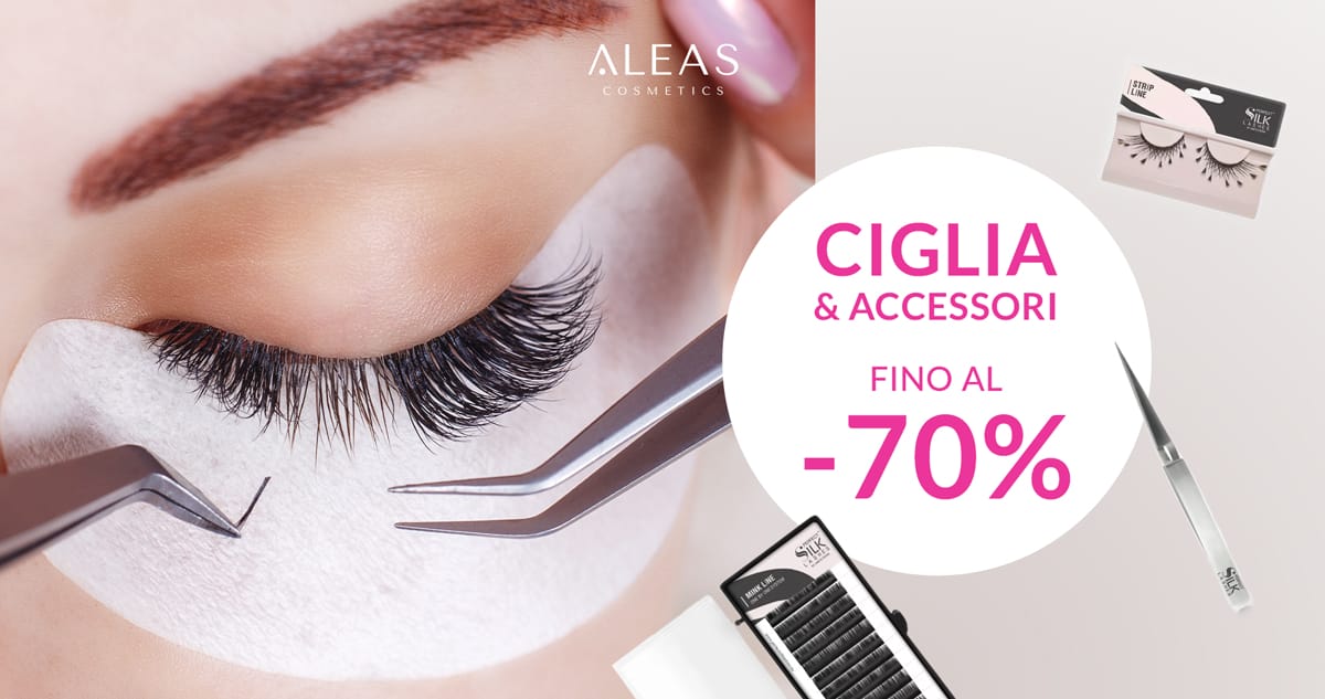 Sconti ciglia fino al 70%