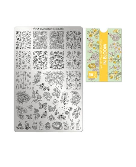 Piastra Stamping Moyra® 130 - In Bloom - 9,5cm x 14,5cm
