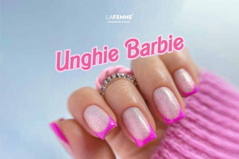 Unghie Barbie - Pink French Nails