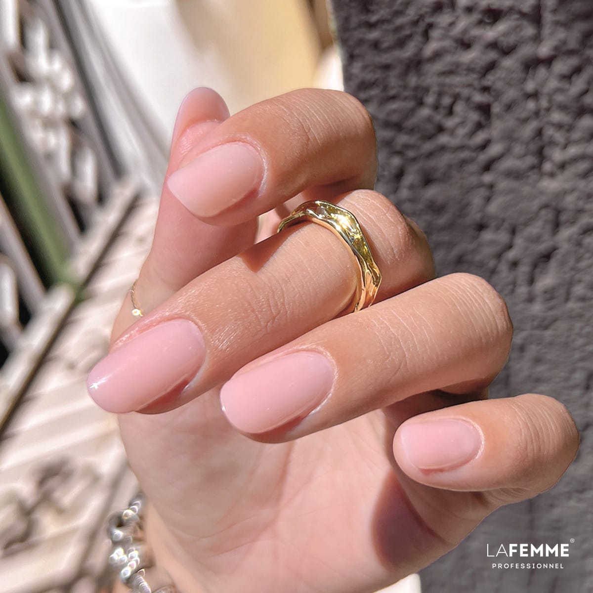 one phase no heat natural 2 Nail Art rose nude one phase no heat