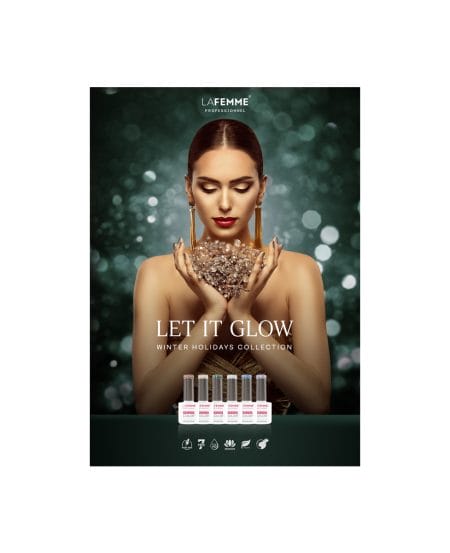 Poster NON STOP COLOR™ - Let It Glow - Christmas 2023 - 50x70cm