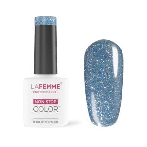 Smalto Semipermanente azzurro Glitter LaFemme