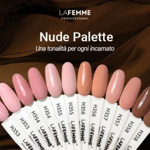 palette unghie nude
