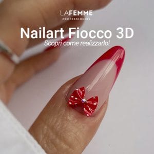 tutorial nailart con fiocco 3D